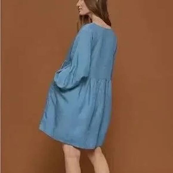 Tradlands Blue Mini Dress - Picture 2 of 6